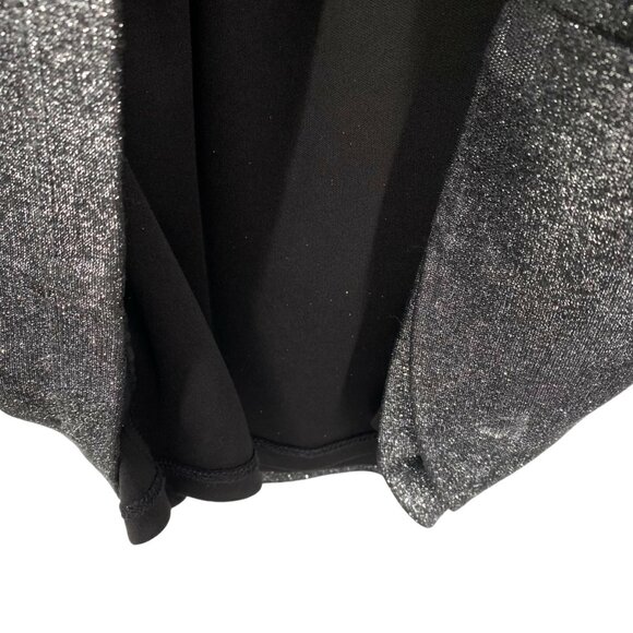 Yumi Kim Studio 54 Asymmetrical One Sleeve Mini Dress Gun Metal Size Large - Picture 9 of 11